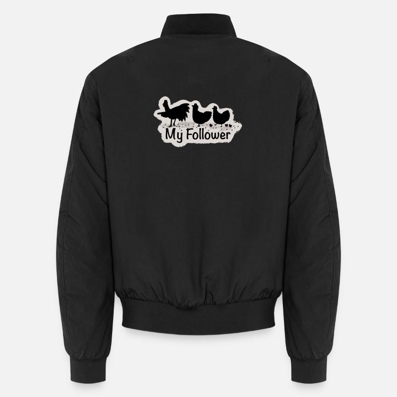 My Follower - Unisex Bomberjacke - Schwarz
