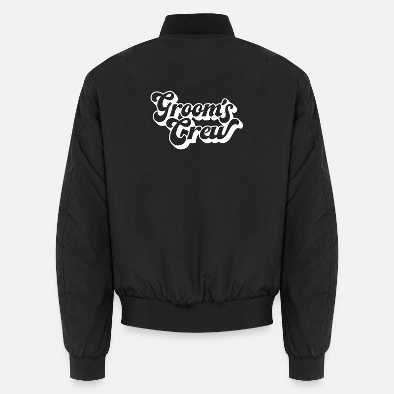 Groom’s Crew Bachelor Party Squad Matching Group Bomber unisexe
