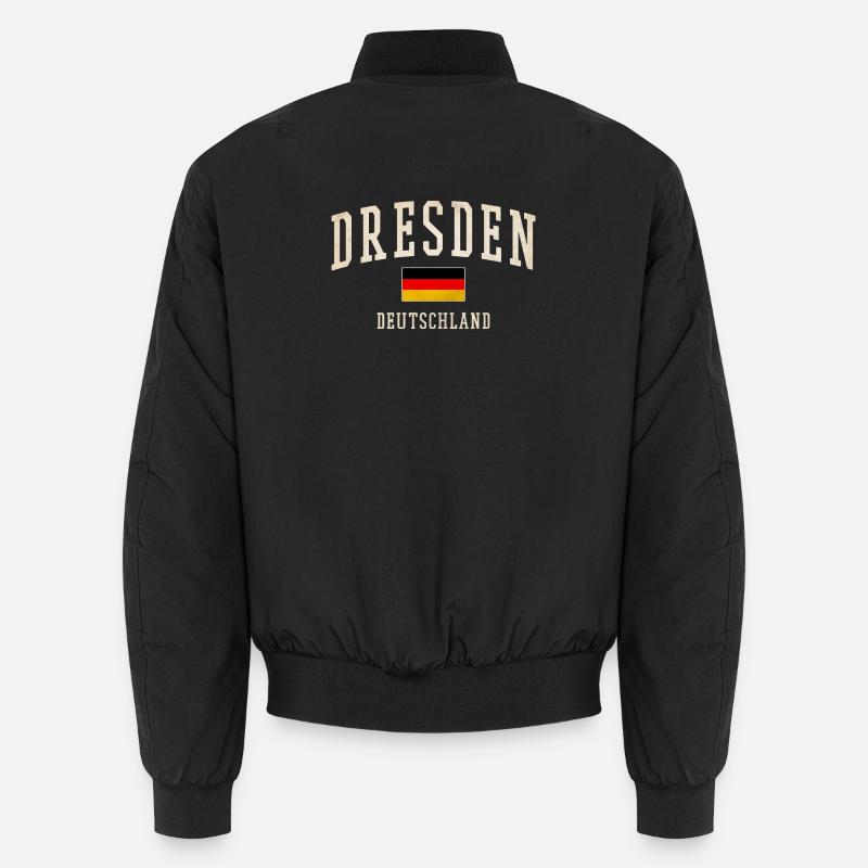 Dresden Flag Vintage Design Unisex Bomber Jacket