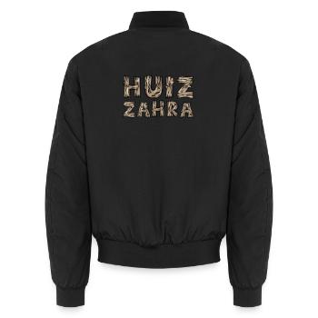 Huizzahra Holzernte Holztransport LKW Fahrer - Unisex Bomberjacke - Schwarz - Hinten - AI Model Male 185 light (185cm)