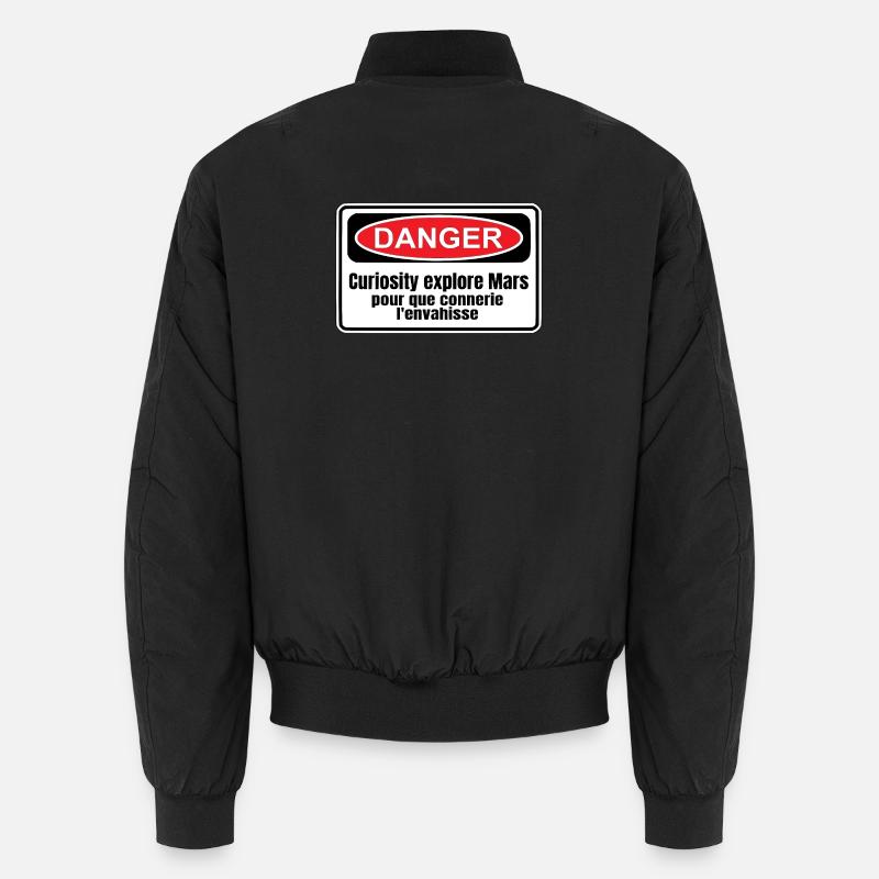 Colonization of Mars - Unisex Bomber Jacket - black