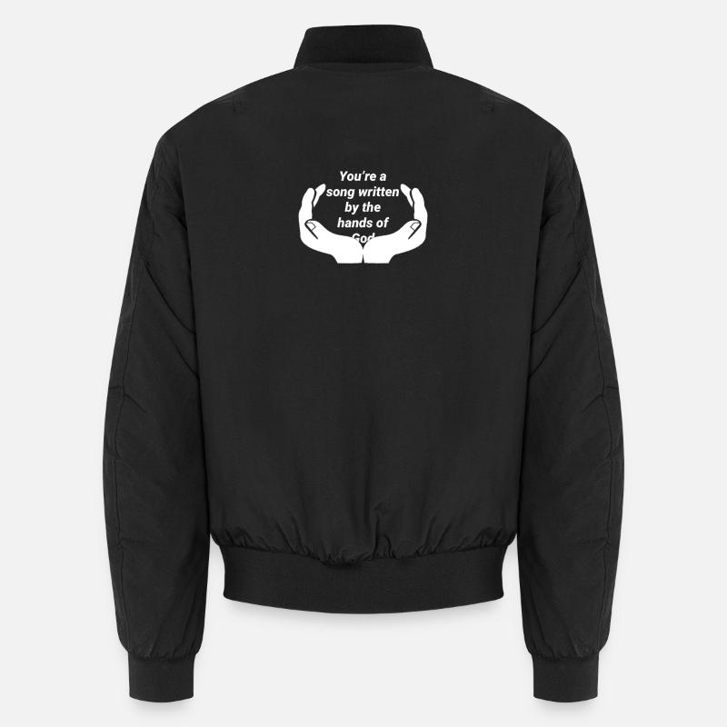 Conception de texte d'inspiration divine Bomber unisexe