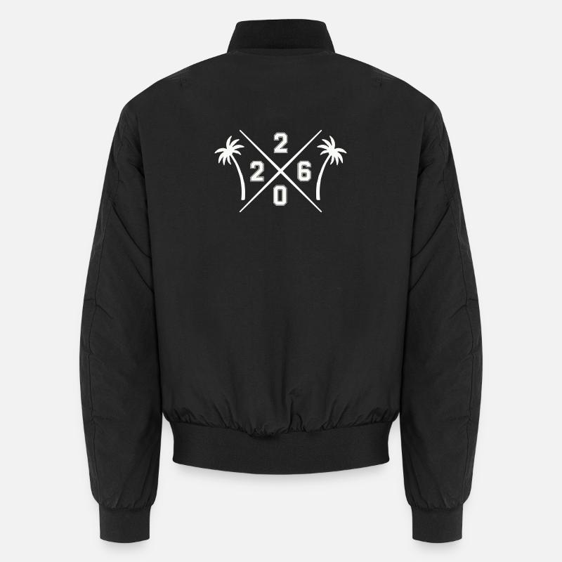 Tropical retro year 2026 Unisex Bomber Jacket