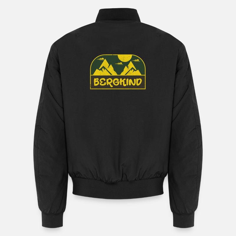 Bergkind - Unisex Bomberjacke - Schwarz