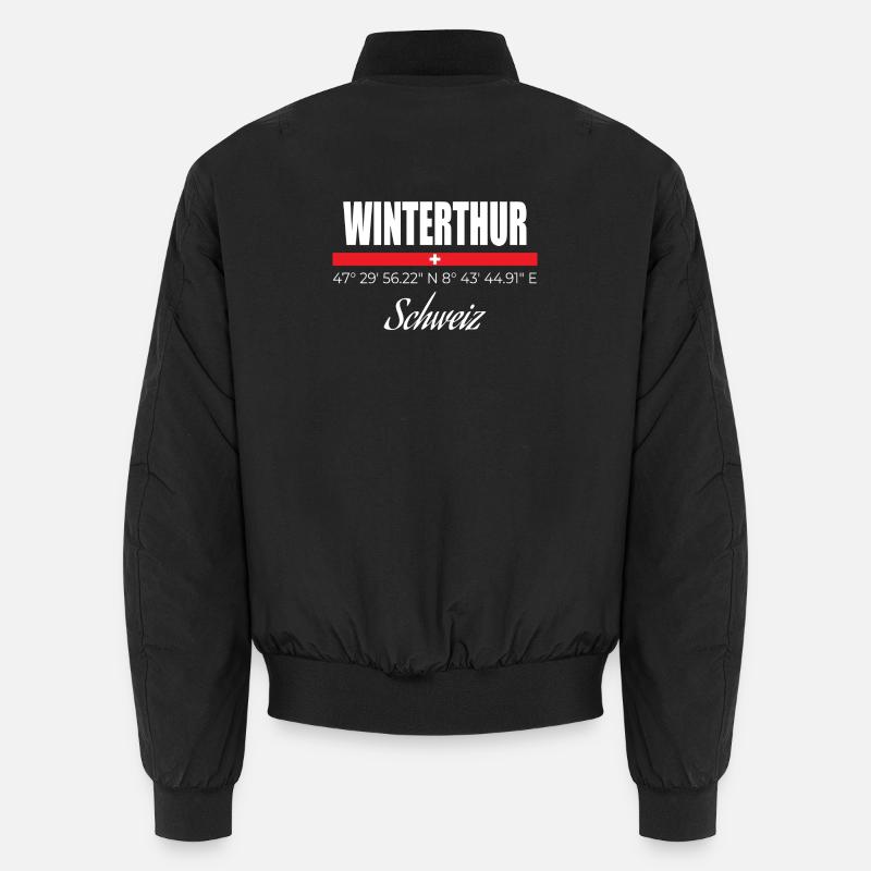 Winterthur - Unisex Bomber Jacket - black