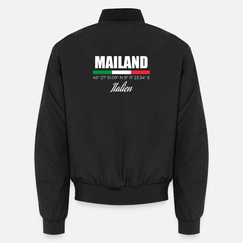 Milan - Unisex Bomber Jacket - black