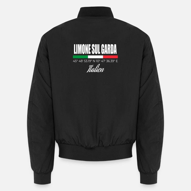Limone sul Garda - Unisex Bomberjacke - Schwarz