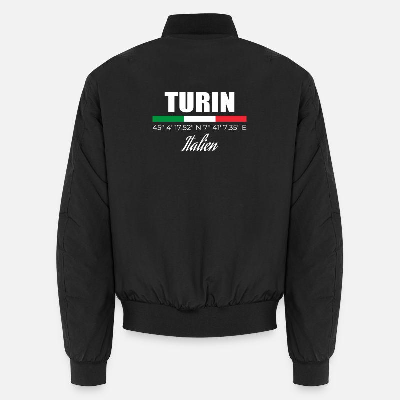 Turin - Unisex Bomber Jacket - black