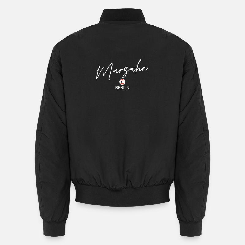 Marzahn - Berlin Flag - Berlin Bear - Berlineri Unisex Bomber Jacket