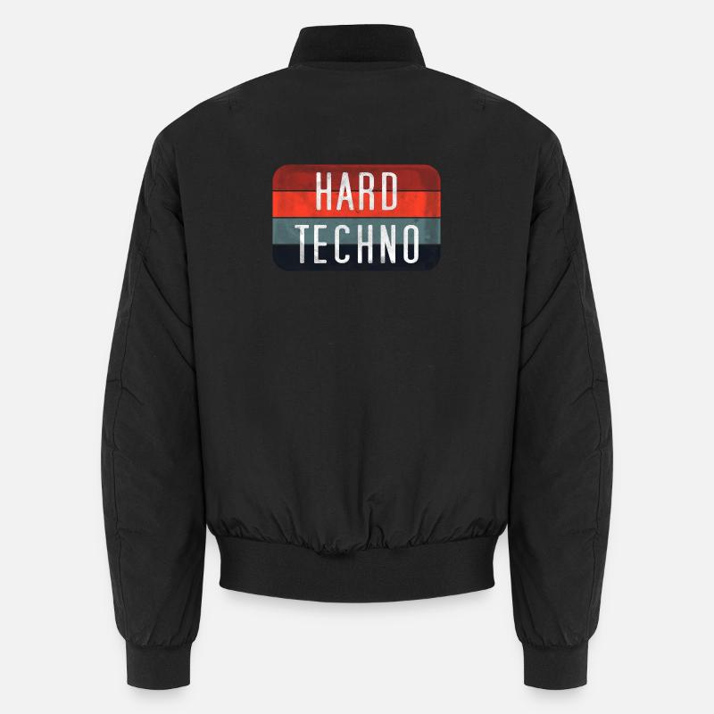 Rayures techno dures Bomber unisexe