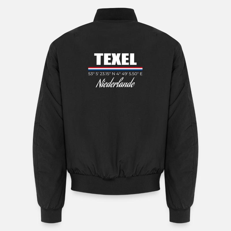Texel - Unisex Bomber Jacket - black