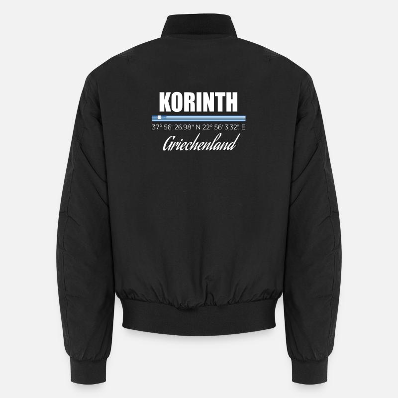 Korinth - Unisex Bomberjacke - Schwarz