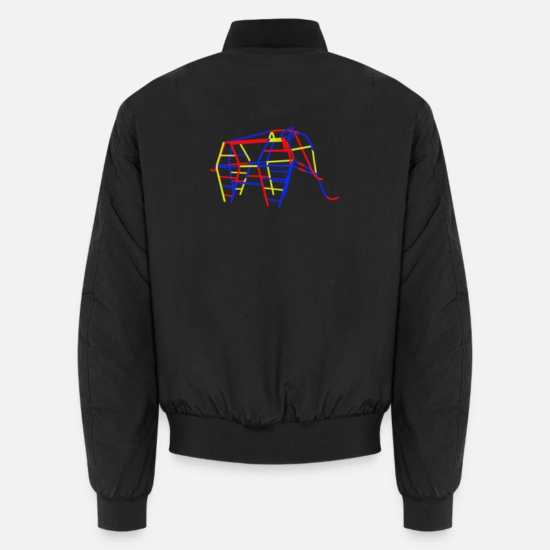 Éléphant grimpeur en RDA Bomber unisexe