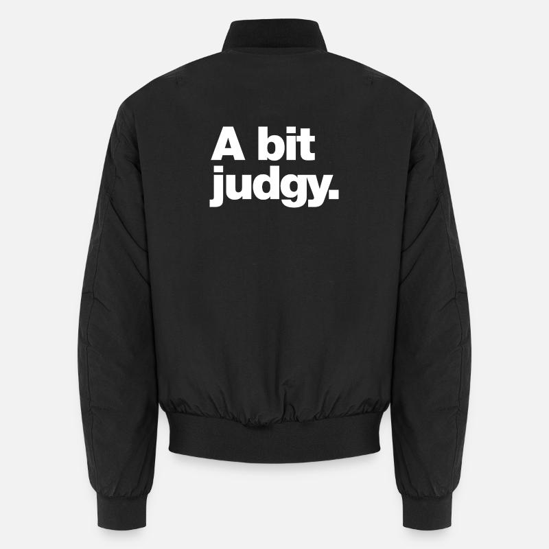 A bit judgy Unisex Bomber Jacket