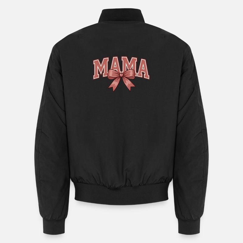 Mama Schleife – Süßes Mama Statement Design Unisex Bomberjacke