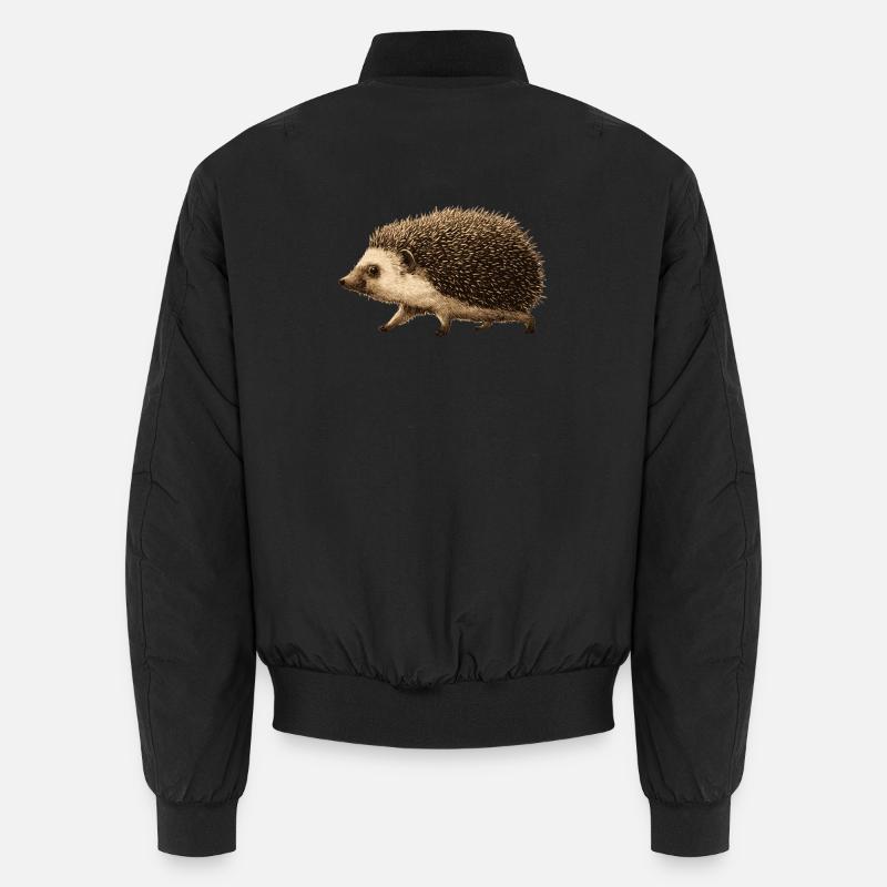 Funny hedgehog Unisex Bomber Jacket