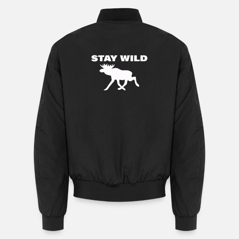 STAY WILD Unisex Bomberjacke