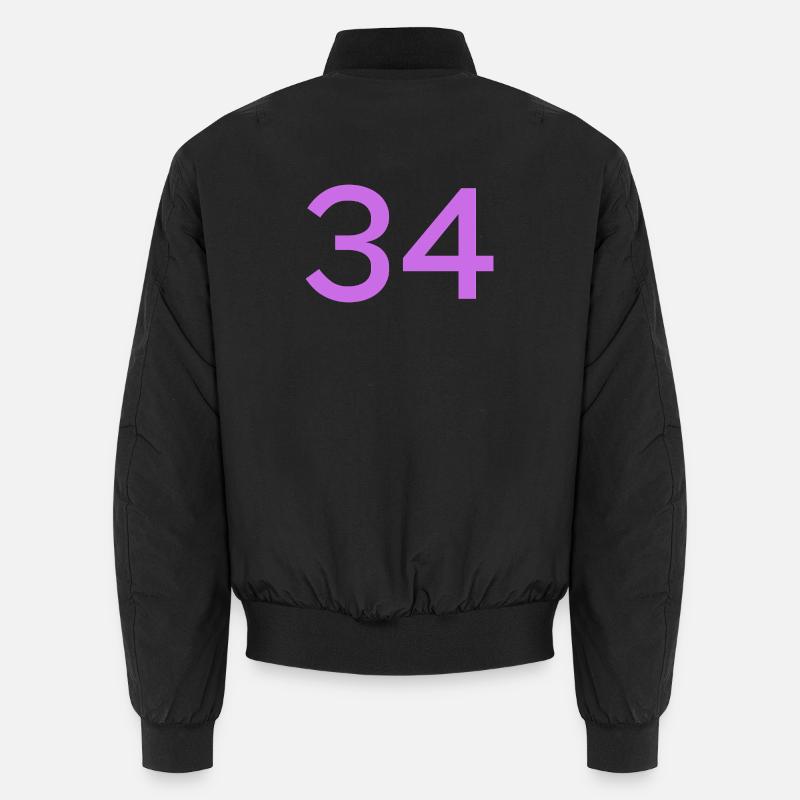 34 - Unisex Bomberjacke - Schwarz