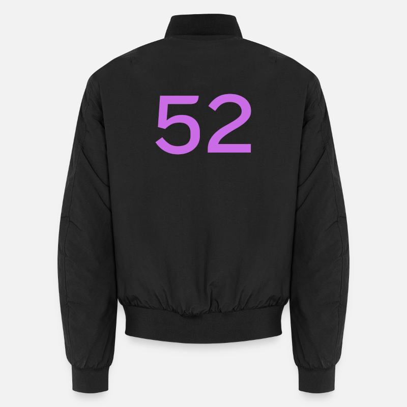 52 - Bomber unisexe - noir