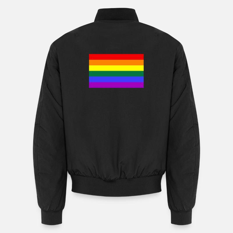 Gay Pride - Unisex Bomberjacke - Schwarz