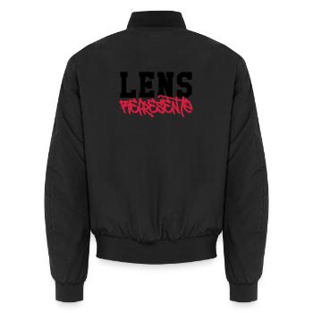 Lens Représente ! - Bomber unisexe - noir - Dos - AI Model Male 185 light (185cm)