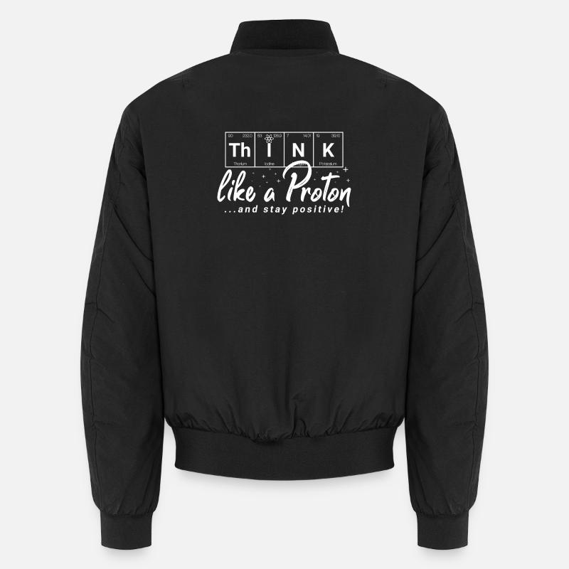 THINK Positive - chemische Elemente Unisex Bomberjacke