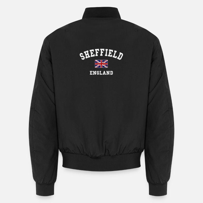 Sheffield England Flagge Unisex Bomberjacke