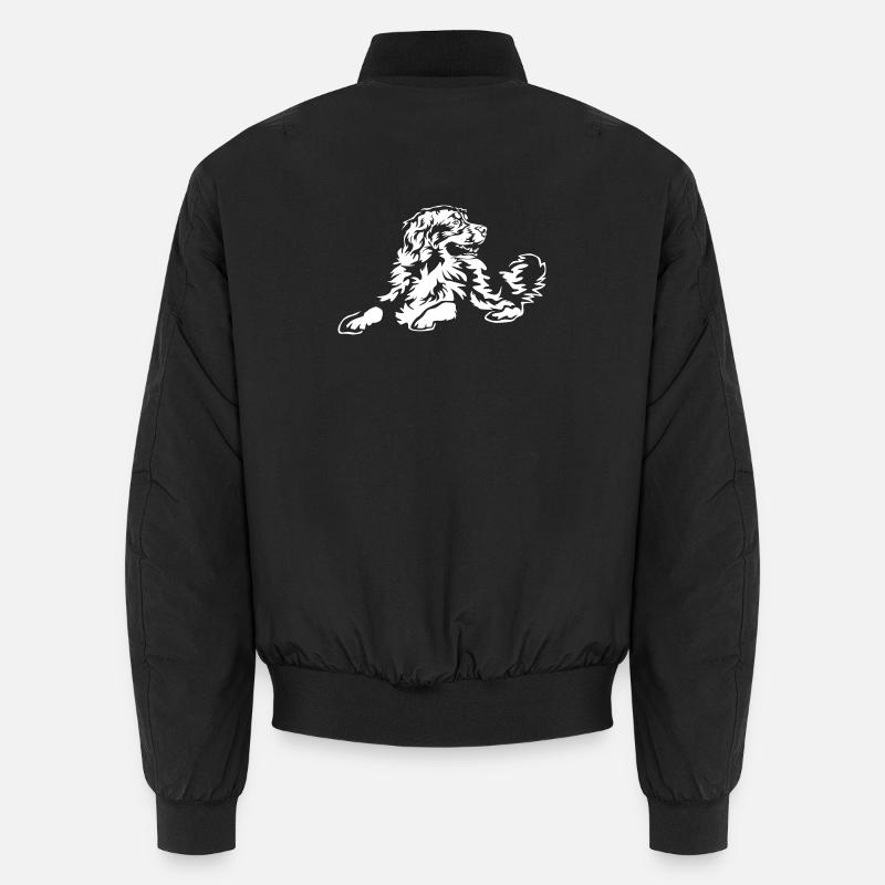Berner Sennenhund "Black Edition" - Unisex Bomberjacke - Schwarz