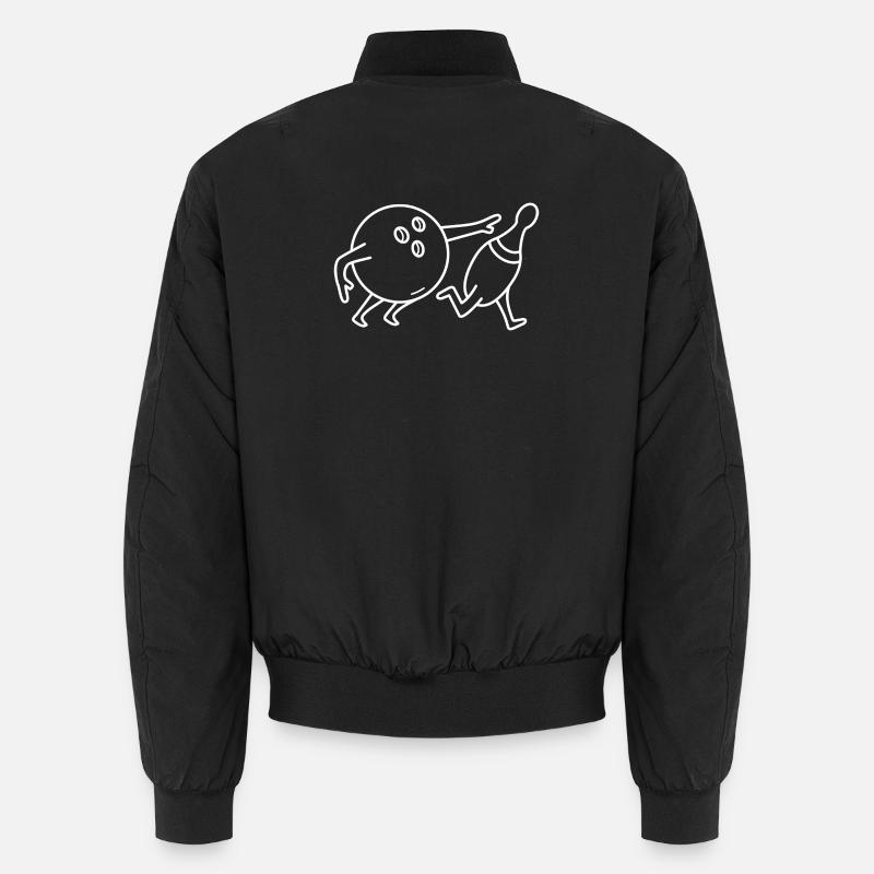 Bowling Bowling Bowling Ball and Pin Unisex Bomber Jacket