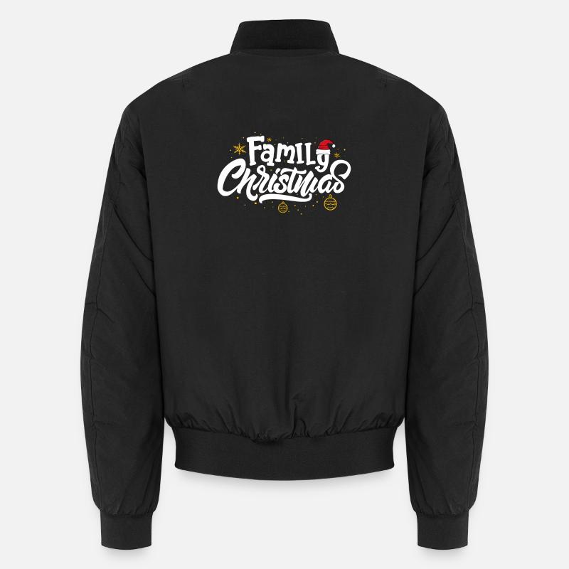 Weihnachtsstimmung mit der Familie Unisex Bomberjacke