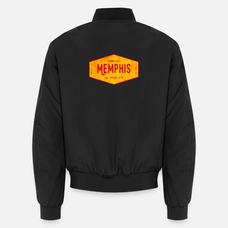 Memphis Stil Schild – River City Unisex Bomberjacke