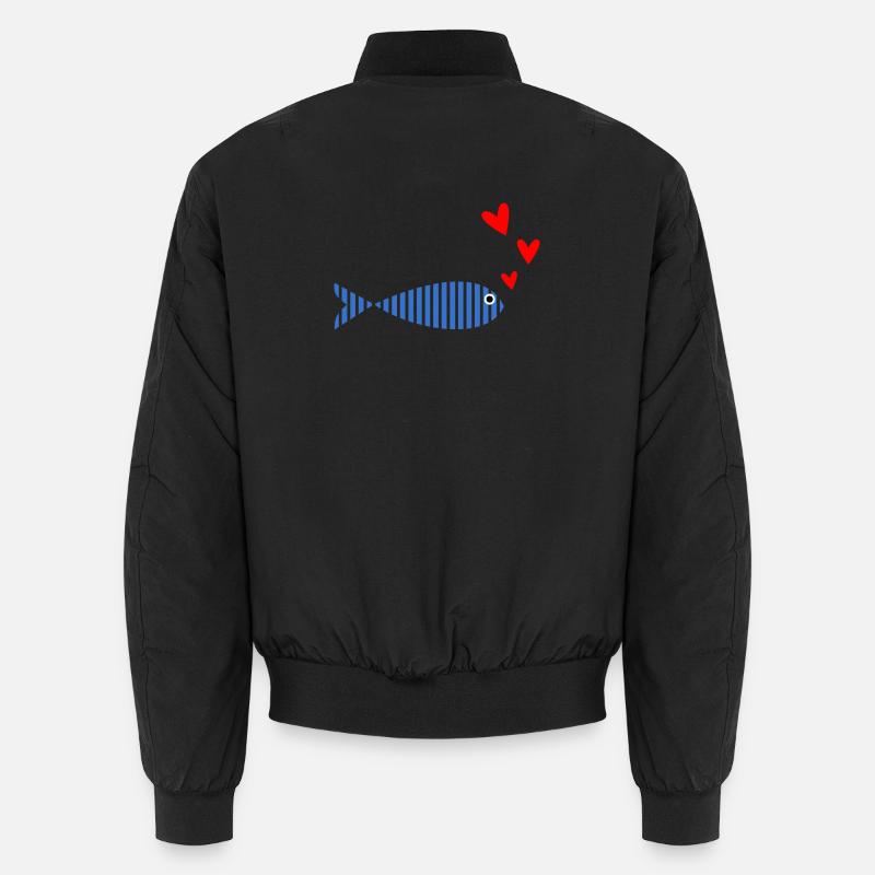 SARDINE. POISSON. POISSON D'AVRIL. PÂQUES. MER Bomber unisexe