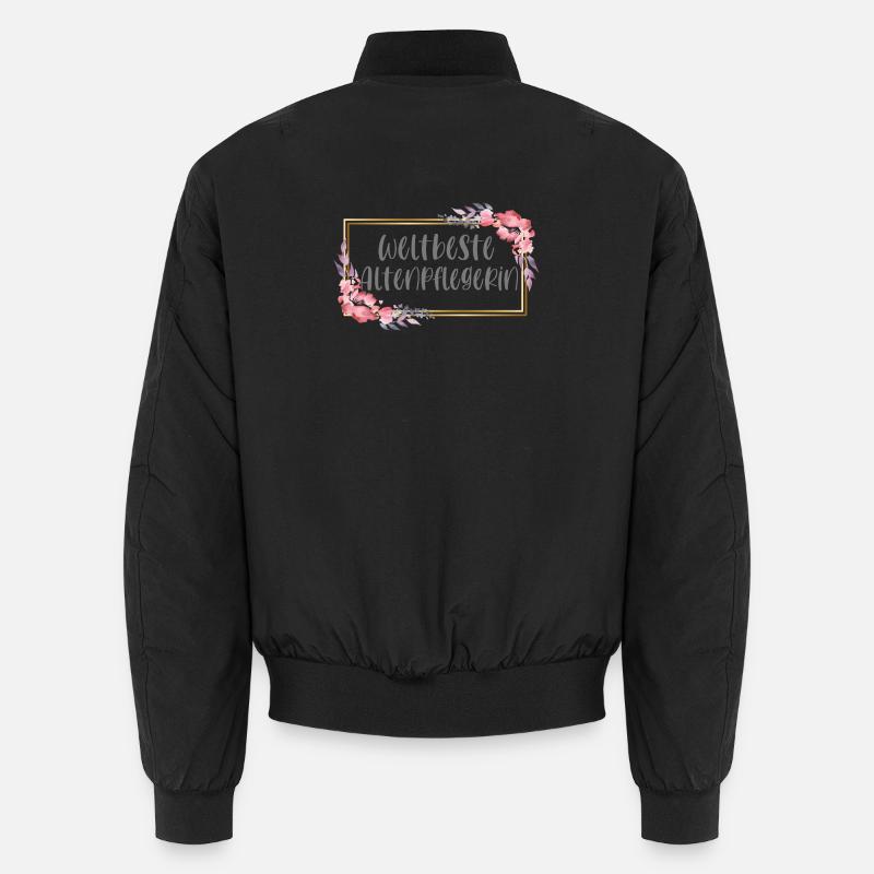 Altenpflegerin Pflegerin Mädchen Geschenk - Unisex Bomberjacke - Schwarz