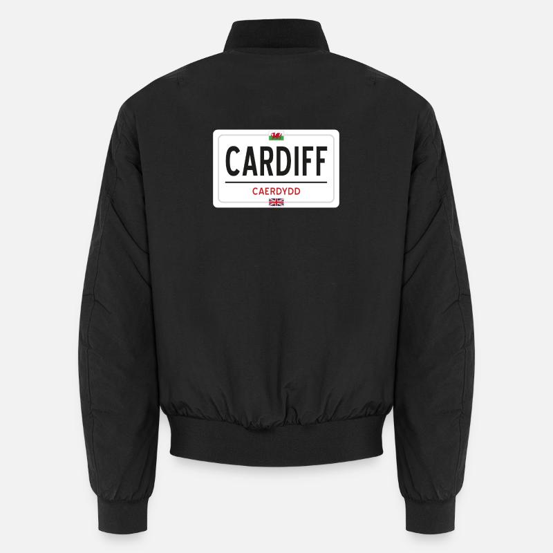 Cardiff town sign Unisex Bomber Jacket