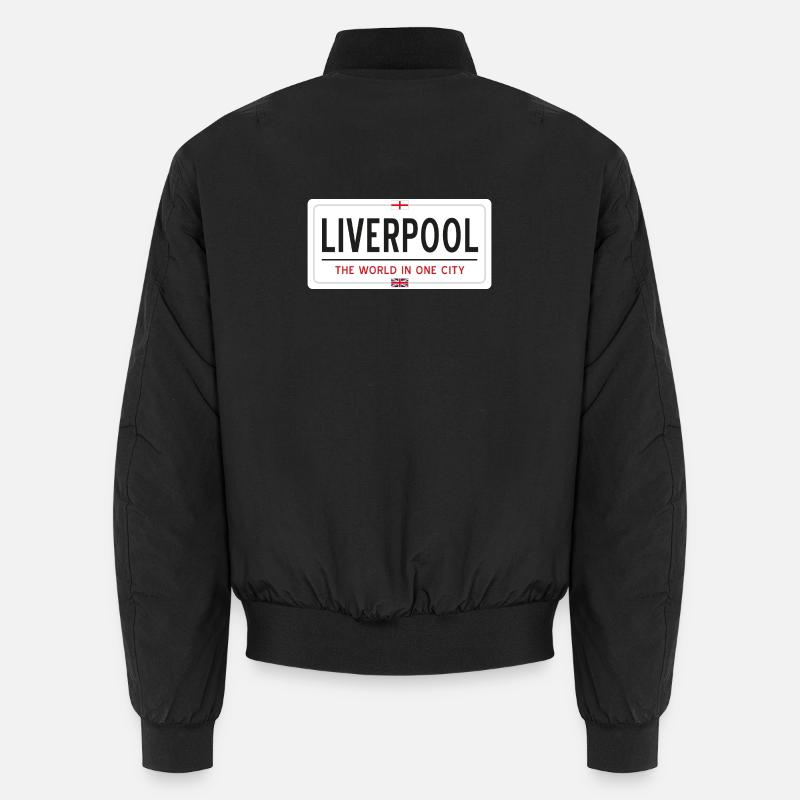 Liverpool city name Unisex Bomber Jacket