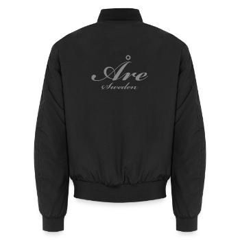 Åre, Suède - Bomber unisexe - noir - Dos - AI Model Male 185 light (185cm)