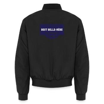 Meilleure Belle-Mère - Bomber unisexe - noir - Dos - AI Model Male 185 light (185cm)