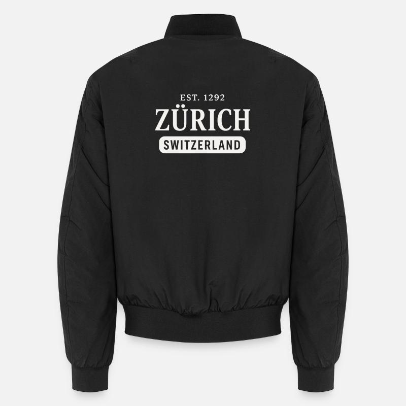 Zurich Switzerland Unisex Bomberjacke