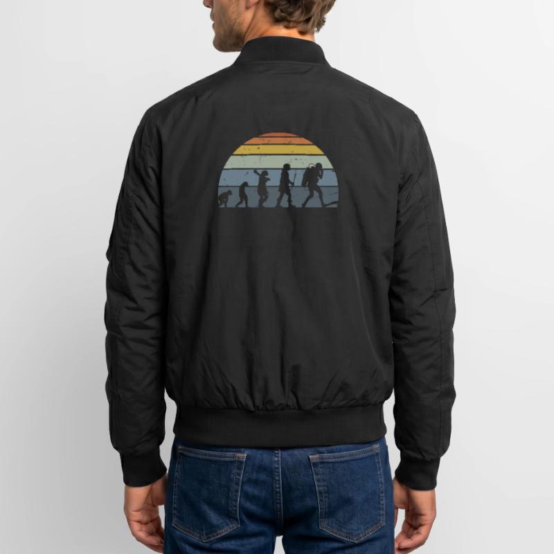 Evolution de la conception de la silhouette de l’humanité Bomber unisexe