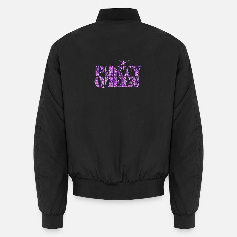 Typographie Party Queen Glitter Bomber unisexe