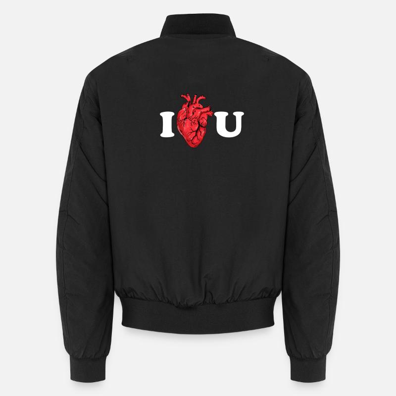 Wahre Liebe als anatomisches Statement Unisex Bomberjacke