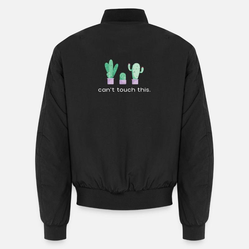 Can't Touch This Dancing Cacti Saying Unisex Bomber Jacket