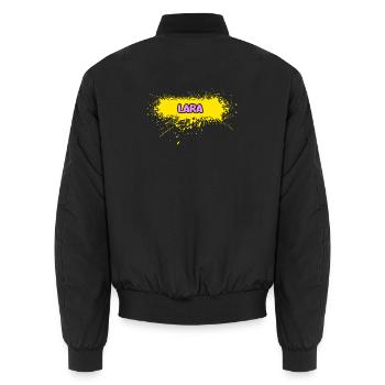 Sun Lara - Bomber unisexe - noir - Dos - AI Model Male 185 light (185cm)