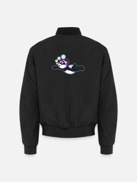 Lunettes de natation Panda Été - Bomber unisexe - noir