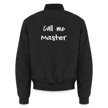 Master 2026 Graduation Graduation - Unisex Bomber Jacket - black - Back - AI Model Male 185 light (185cm)