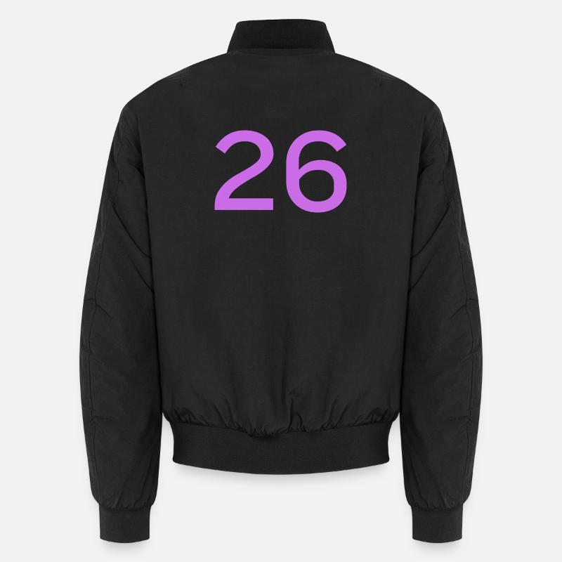 26 - Bomber unisexe - noir