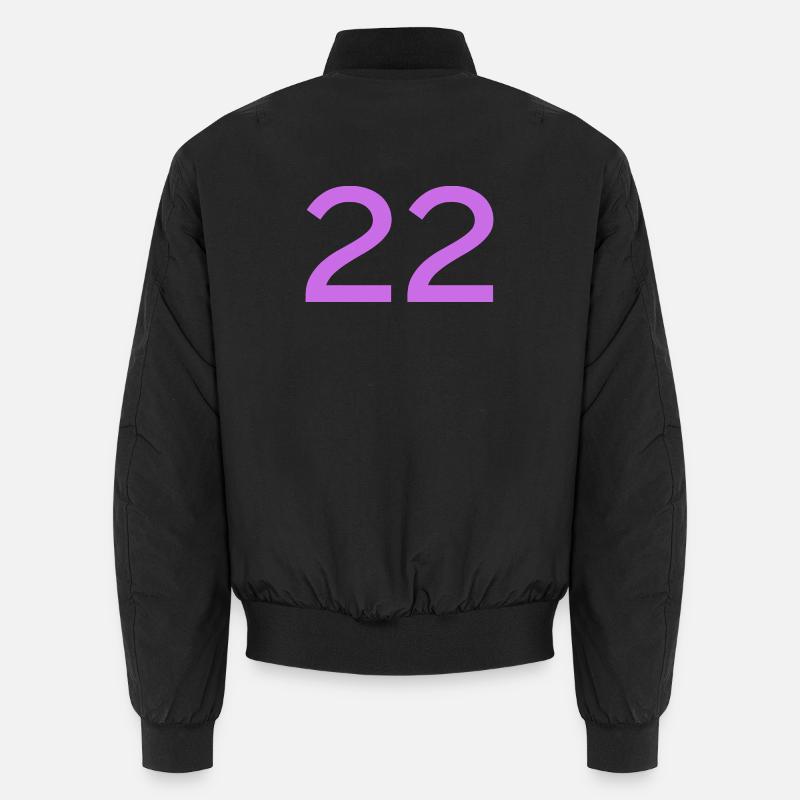 22 - Unisex Bomberjacke - Schwarz
