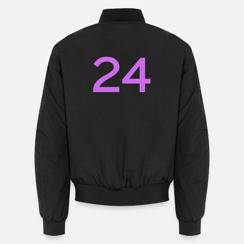 24 - Unisex Bomber Jacket - black