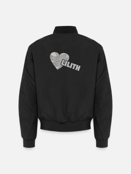 Heart Lilith - Unisex Bomber Jacket - black
