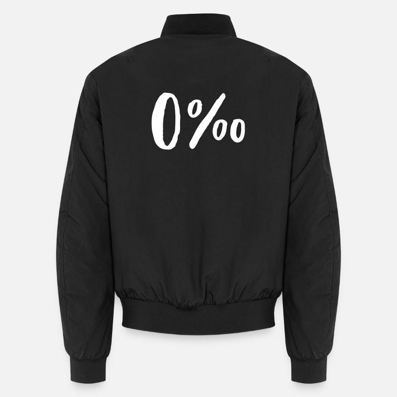 0 pour mille Cadeaux sans alcool Bomber unisexe